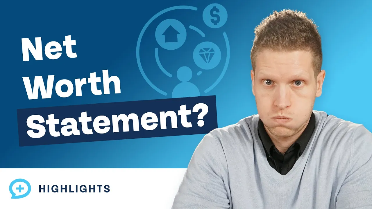 The Importance of Having a Net Worth Statement! - The Money Guy Show ...