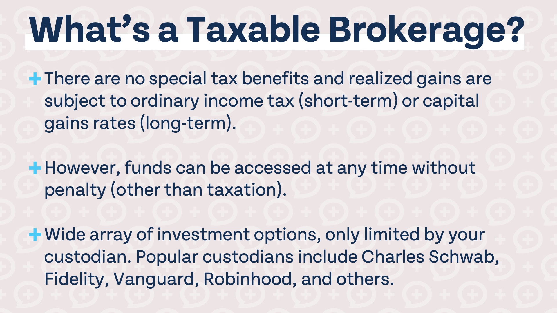 taxable brokerage